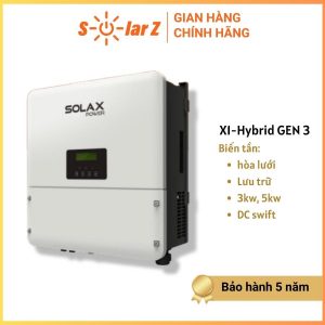 Biến tần hòa lưới lưu trữ Hybrid Solax 1 pha – X1 Hybrid Gen 3